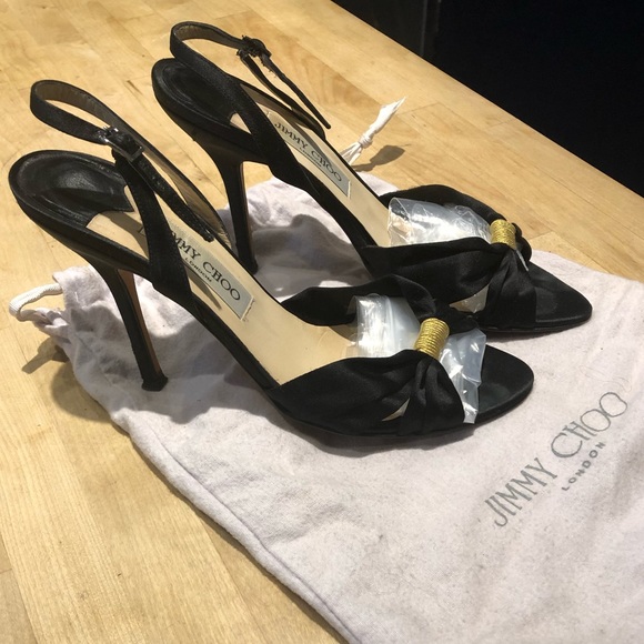 Jimmy Choo Satin Heels Size 39 - Picture 8 of 8
